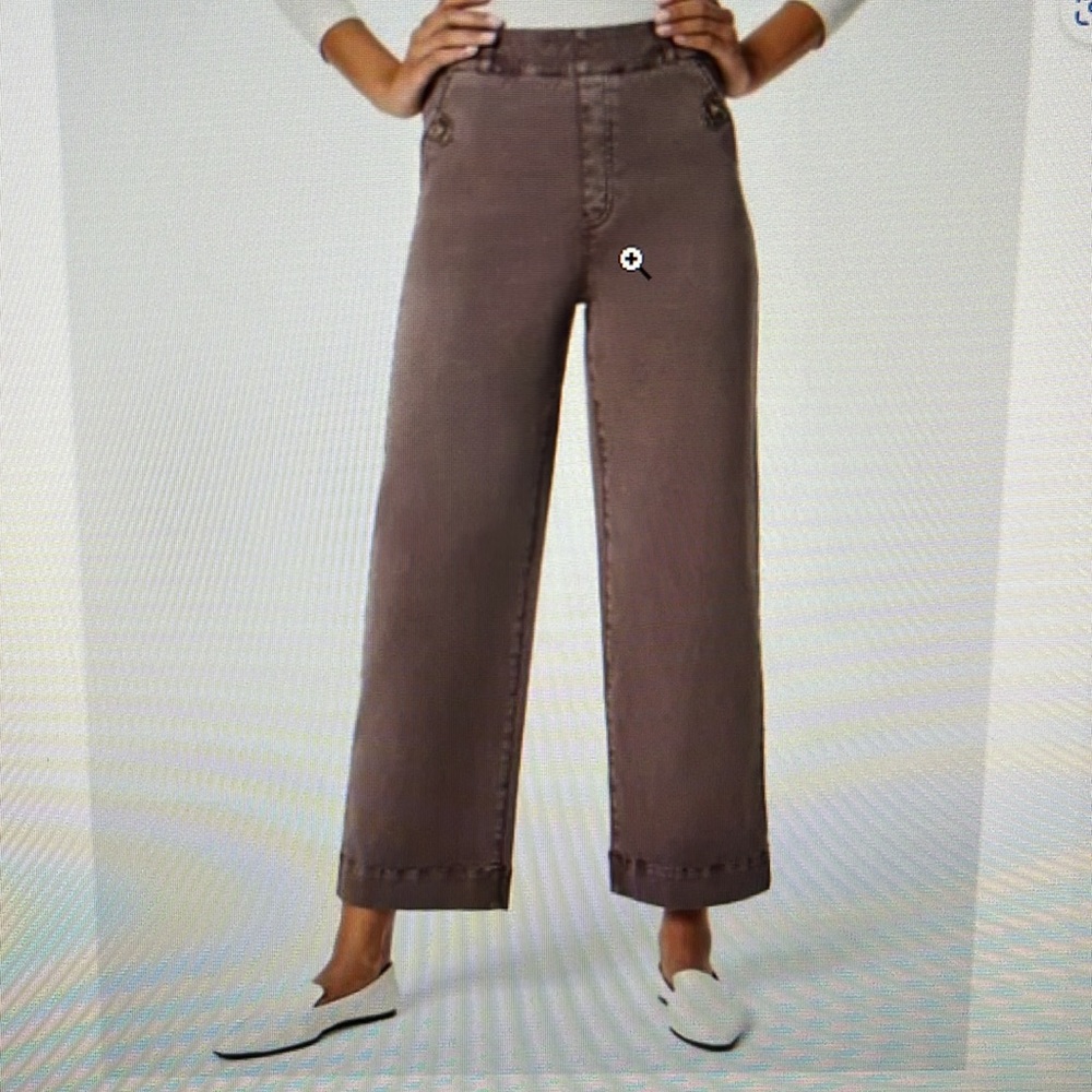 Spanx Stretch Twill Cropped Pant Women’s Large